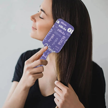 Personalized Name Hair Brush Detangler Brush Gifts for Women Man Custom Detangler-Hair-Brush Kids-Toddler-Girls for Travel All Hair Types