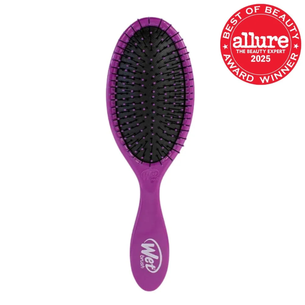 Wet Brush Original Detangler Hair Brush, Purple, For All Hair Textures