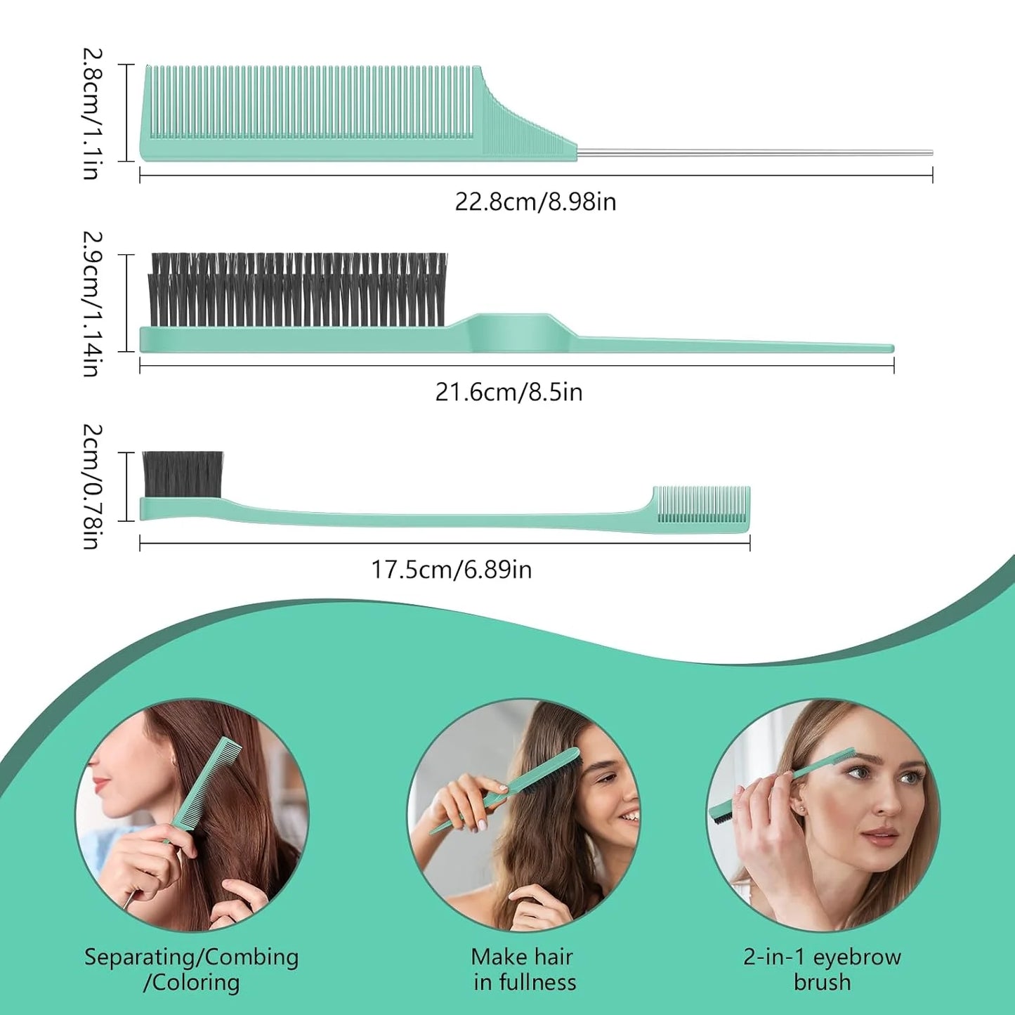 Curl Defining Brush, Curly Hair Brush, Slick Back Hair Brush, For Combing and Shaping Curls in All Hairstyles to Reduce Pulling (Pink)