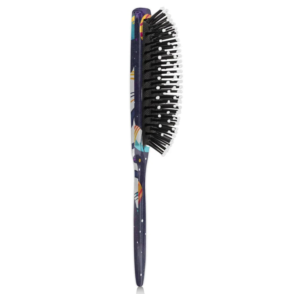 Personalized Cool-Rocket Detangler-Hair-Brush for Kids-Boys,Glides Through Tangles Comb,Custom Name Hair Brushes for All Hair Types Wet/Dry/Curly/Thick Hair,Dark Blue