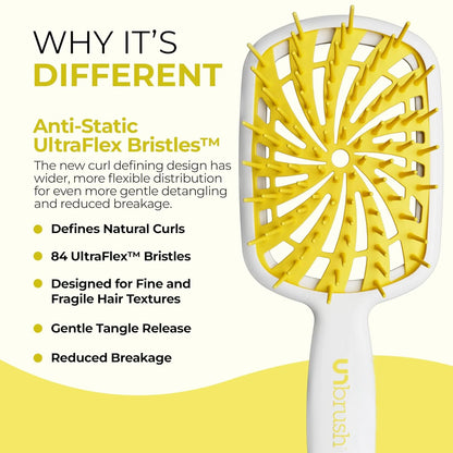 FHI Heat UNbrush Plus Ultra-Light Detangling Brush for Fine & Fragile Hair