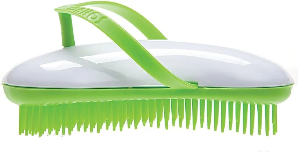 B128 Shower Head Brush/Exfoliator Shampoo Brush/Head Massager Scalp Stress Relax Shower Brush/Scalp Scrub Hair Brush Massager/Hair Massager for Hair Growth/Scalp Dandruff Brush Small Hair Brush