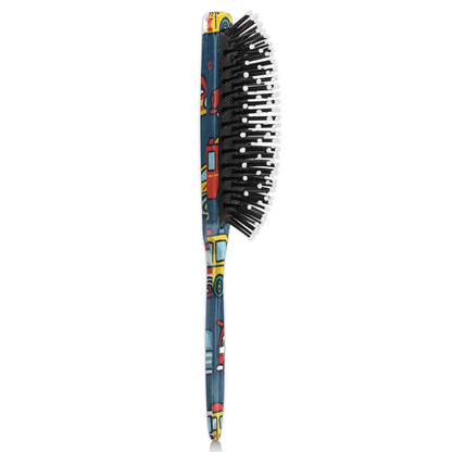 Personalized Cute Car Detangler-Hair-Brush for Kids Boys,Glides Through Tangles Comb,Custom Name Hair Brushes for All Hair Types Wet/Dry/Curly/Thick Hair,White 2