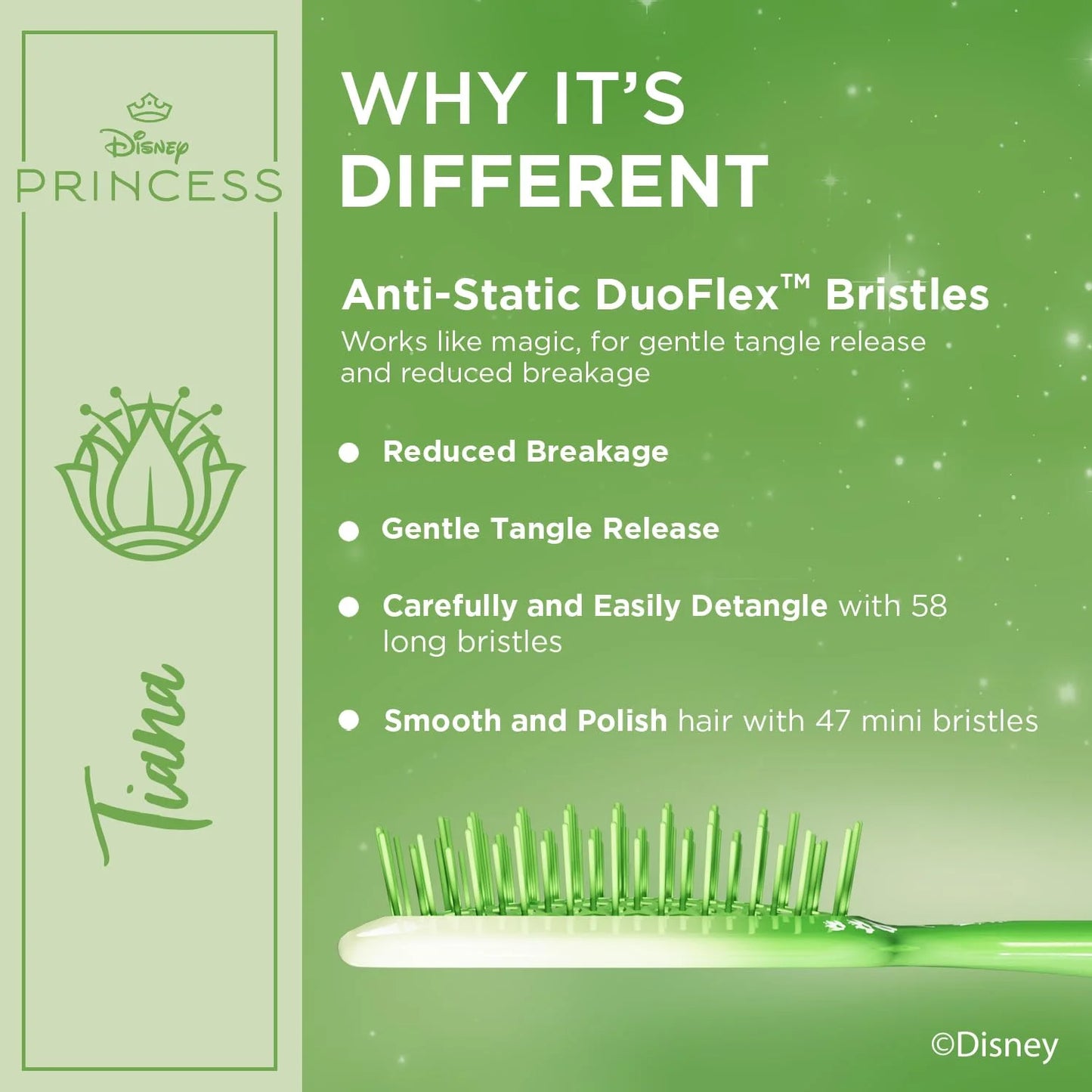 FHI Heat UNbrush Detangling Hairbrush - Disney Princess