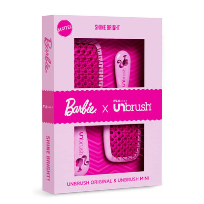 FHI Heat UNbrush Barbie Detangling Brush Duo - Style Icon - Yellow