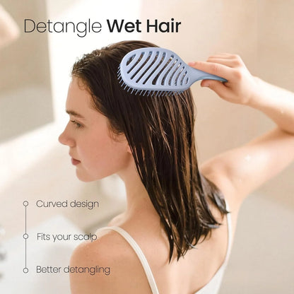 AIMIKE Vented Hair Brush for Fine Thin Hair, Gentle Detangler for Women