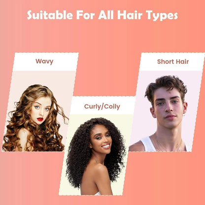 ABOYOY Curl Defining Brush with Side Gear for Curly Hair, Detangling & Styling Brush for Women Men, Lightweight Ergonomic Candy Brush Works on Wet or Dry Hair(green)