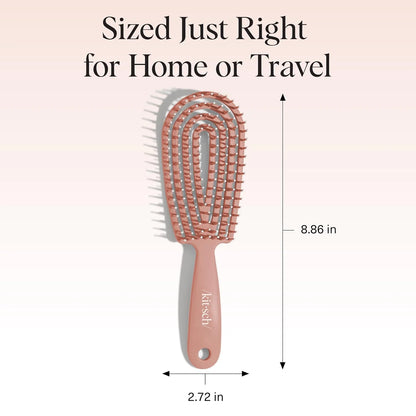 Kitsch Flexi Flow Detangler Brush, Hair Brushes For Women - Black