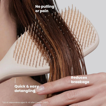 Tangle Teezer Large Ultimate Detangler Brush, Straight to Wavy, Pink/Purple