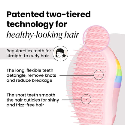 Tangle Teezer Original Detangler Mini Hair Brush for Kids, Unicorn Magic