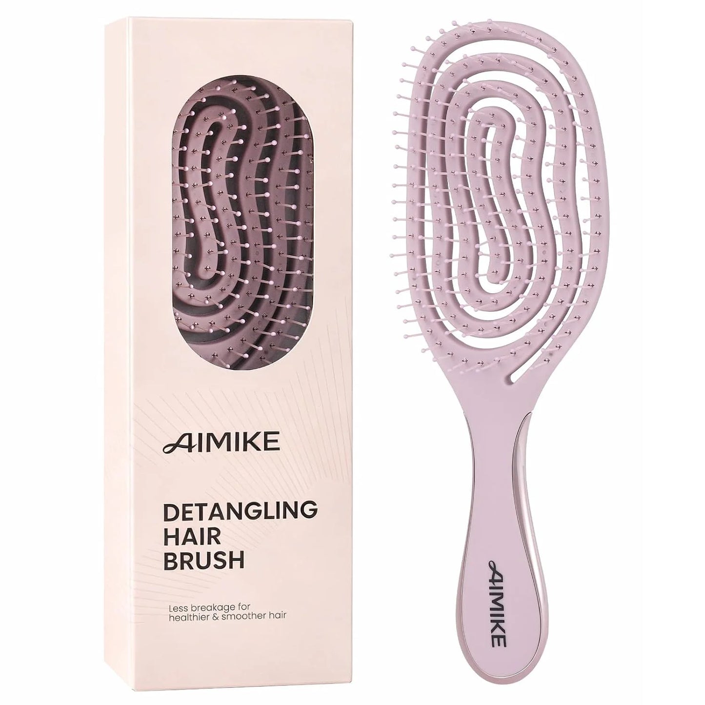AIMIKE Vented Hair Brush for Fine Thin Hair, Gentle Detangler for Women