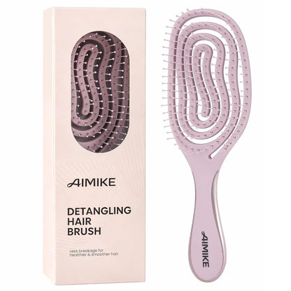 AIMIKE Vented Hair Brush for Fine Thin Hair, Gentle Detangler for Women