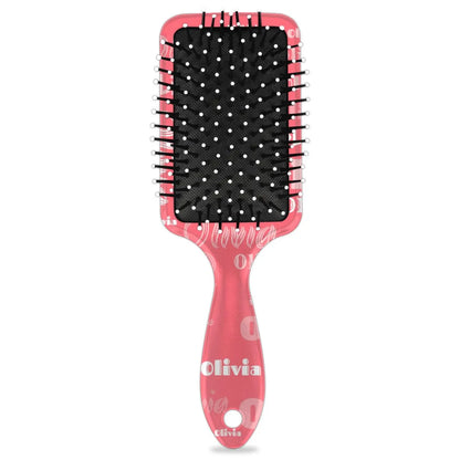 Personalized Name Hair Brush Detangler Brush Gifts for Women Man Custom Detangler-Hair-Brush Kids-Toddler-Girls for Travel All Hair Types