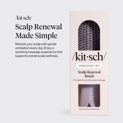 Kitsch Scalp Renewal Brush - Hairbrush Scalp Massager - Soft Violet