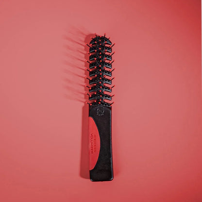 Cricket Static Free Volumizer Hair Brush - Styling, and Detangling All Hair Types, Long, Short, Thick, Thin, Curly, Straight, and Wavy, Happy Hair (Sky Blue)