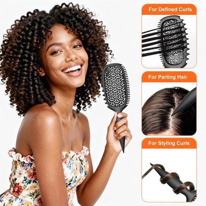 Curly Hair Brush, Curl Brush For Wet & Dry Hair,Curl Defining For Women&Men