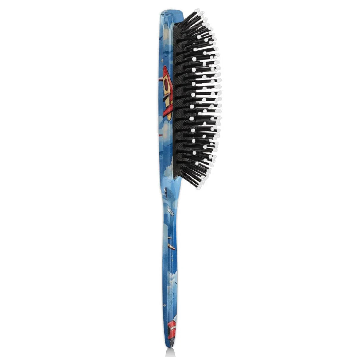 Personalized Cute Car Detangler-Hair-Brush for Kids Boys,Glides Through Tangles Comb,Custom Name Hair Brushes for All Hair Types Wet/Dry/Curly/Thick Hair,White 2