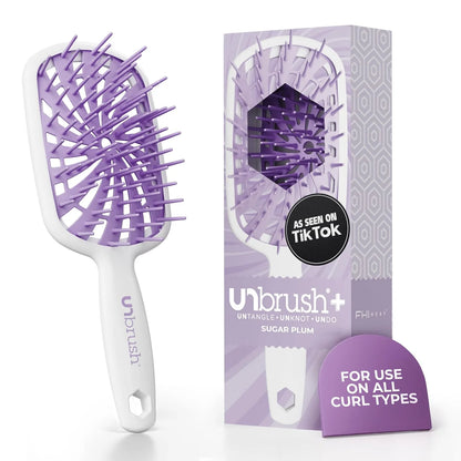 FHI Heat UNbrush Plus Ultra-Light Detangling Brush for Fine & Fragile Hair