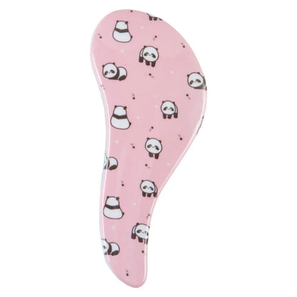 CALA Tangle-Free Hair Brush Daydream Fox, Ergonomic Palm Detangling Brush for Wet or Dry Hair, Minimizes Breakage & Cuticle Damage, Adds Shine, All Hair Types