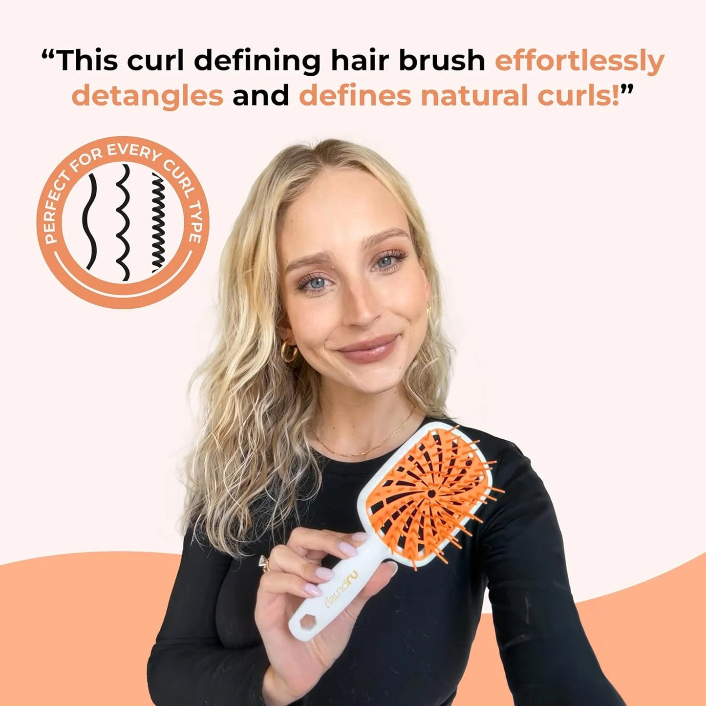 FHI Heat UNbrush Plus Ultra-Light Detangling Brush for Fine & Fragile Hair