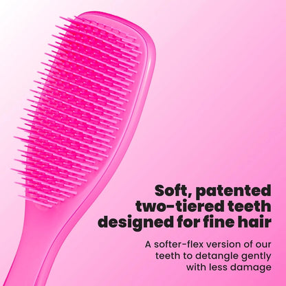 Tangle Teezer Fine Ultimate Detangler Brush for Fine Hair, Runway Pink