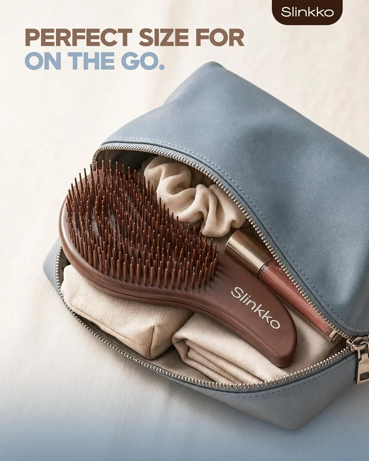 Detangler Brush, Hair Brush for Women, Men & Kids - Detangling Hair Brush for Curly, Thick, Fine & Wavy Hair - Anti-Breakage Wave Brush, Pain-Free Hairbrush, Special Edition Burgundy