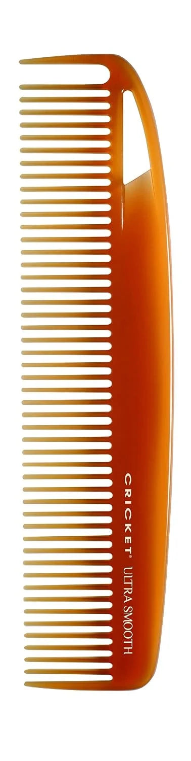 Cricket Ultra Smooth Coconut Conditioning Comb – Infused with Coconut Oil & Keratin for Frizz-Free Shine and Hydration, Ideal for Mid-Length, Thick, and Textured Hair