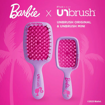 FHI Heat UNbrush Barbie Detangling Brush Duo - Style Icon - Yellow