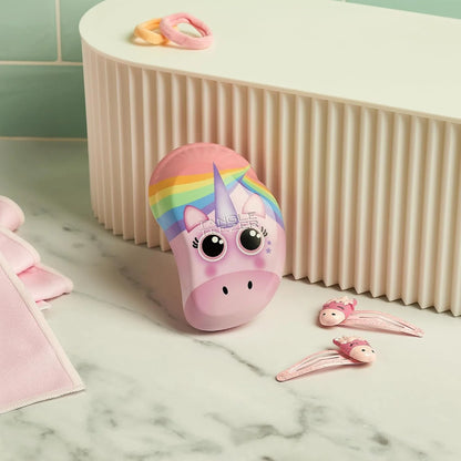 Tangle Teezer Original Detangler Mini Hair Brush for Kids, Unicorn Magic