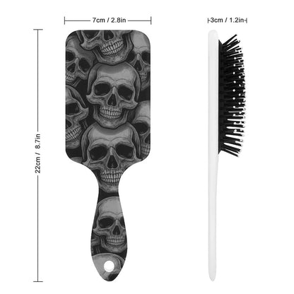 Air-Cushion Comb Black Gold Glitter Cheetah Leopard Print, Smooth Hair Salon Anti-Knotting Fluffy, For Long Thick Curly Hair, 1 Pack