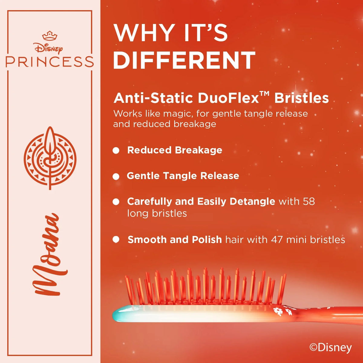 FHI Heat UNbrush Detangling Hairbrush - Disney Princess