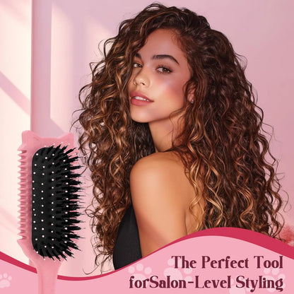 Curly Hair Brush, Cat Ear Curl Brush for Men & Women