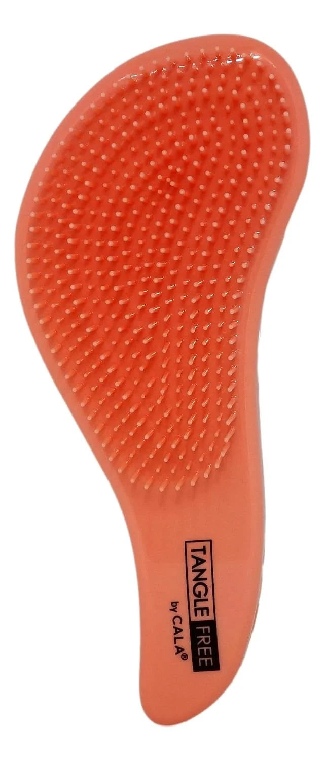 CALA Tangle-Free Hair Brush Daydream Fox, Ergonomic Palm Detangling Brush for Wet or Dry Hair, Minimizes Breakage & Cuticle Damage, Adds Shine, All Hair Types