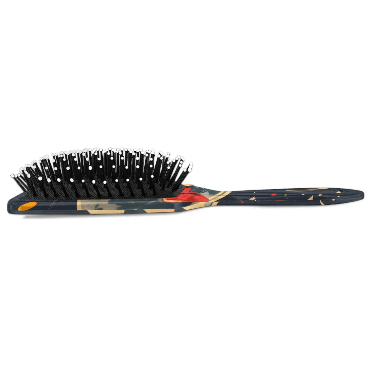 Personalized Cool-Rocket Detangler-Hair-Brush for Kids-Boys,Glides Through Tangles Comb,Custom Name Hair Brushes for All Hair Types Wet/Dry/Curly/Thick Hair,Dark Blue