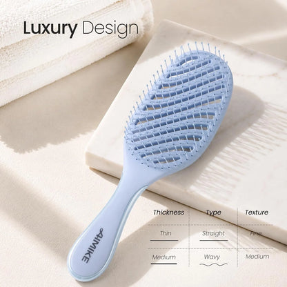 AIMIKE Vented Hair Brush for Fine Thin Hair, Gentle Detangler for Women