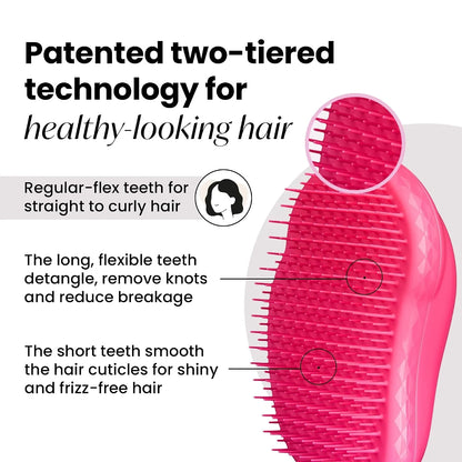Tangle Teezer Original Detangler Mini Hair Brush for Kids, Unicorn Magic