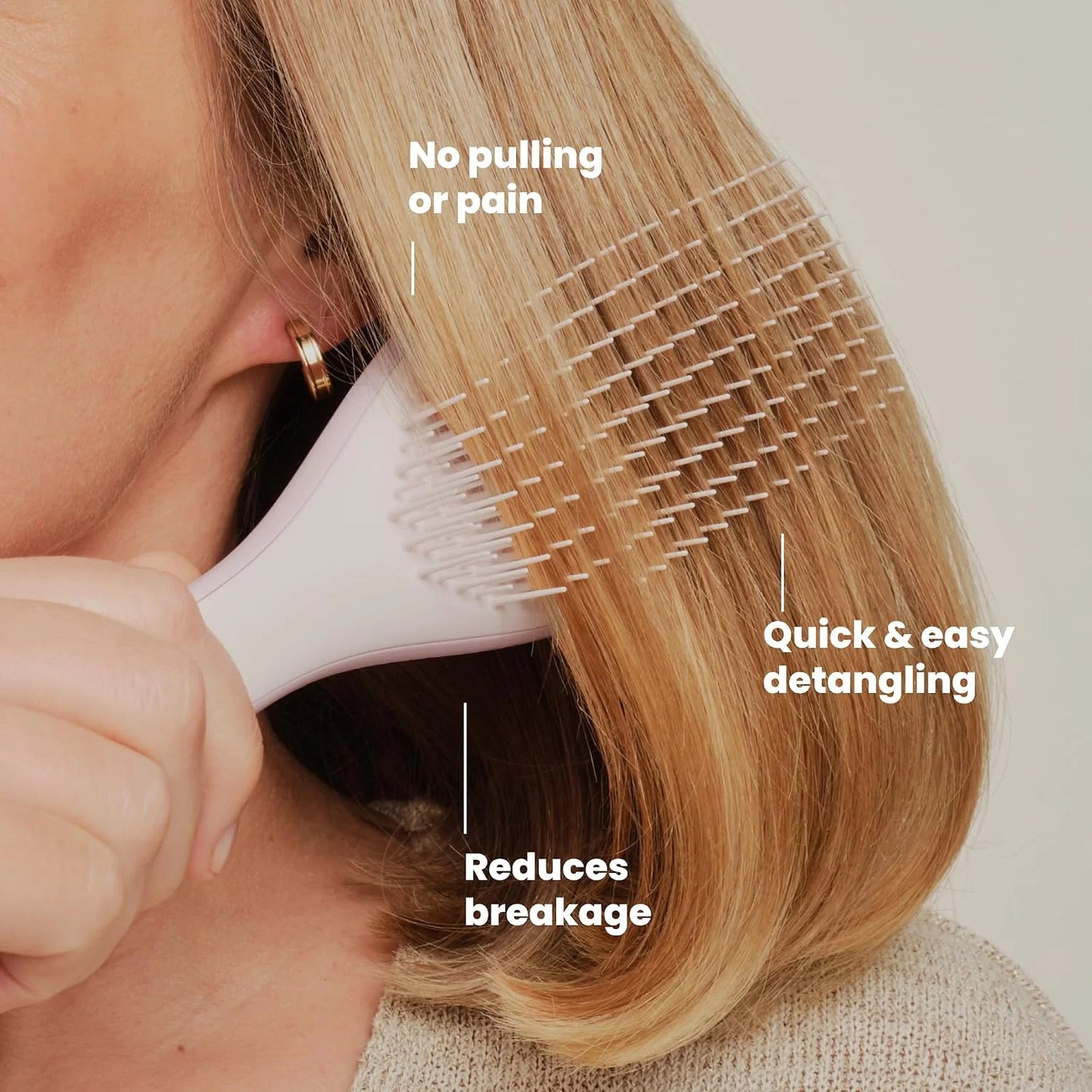 Tangle Teezer Fine Ultimate Detangler Brush for Fine Hair, Runway Pink