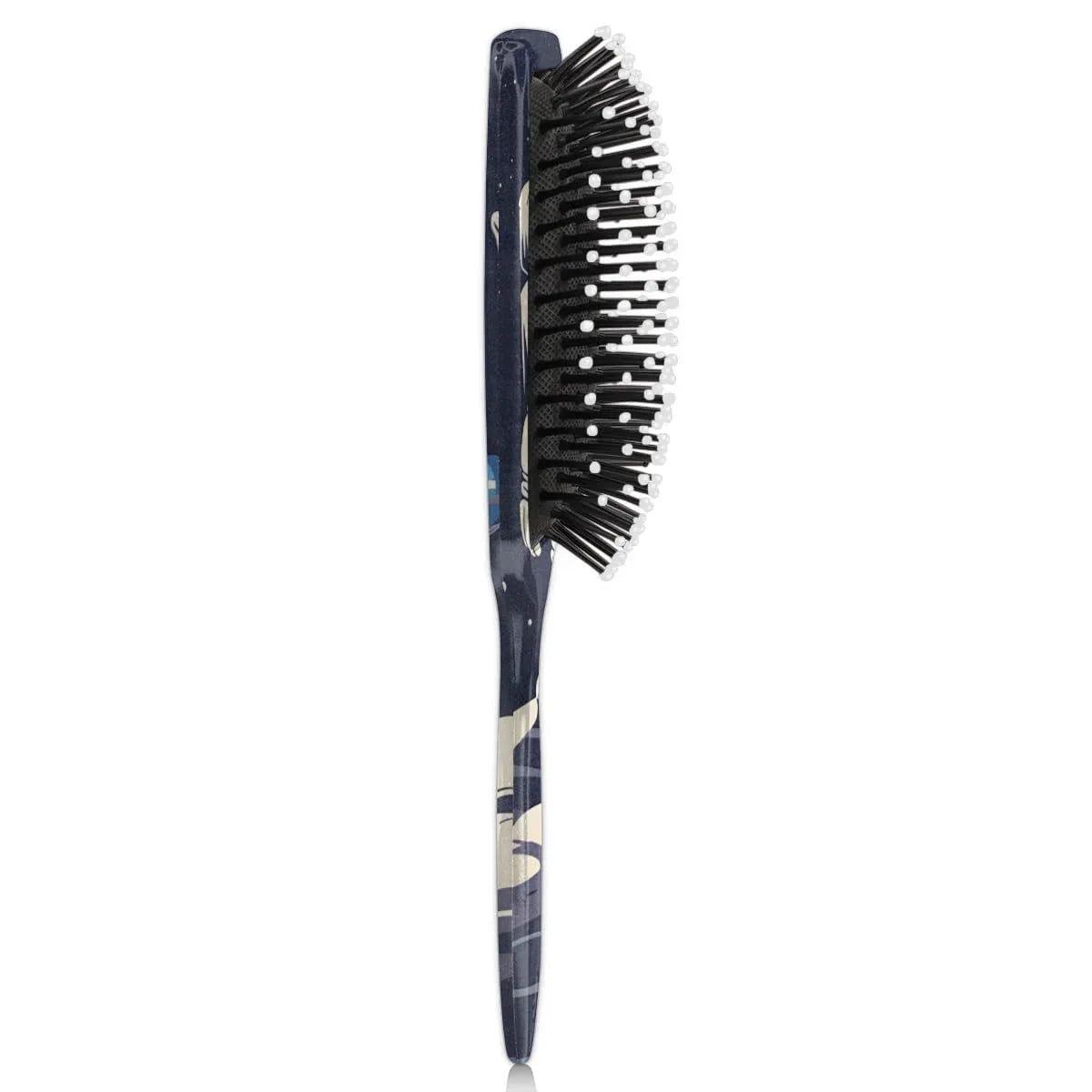 Personalized Cool-Rocket Detangler-Hair-Brush for Kids-Boys,Glides Through Tangles Comb,Custom Name Hair Brushes for All Hair Types Wet/Dry/Curly/Thick Hair,Dark Blue