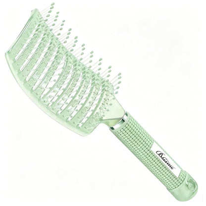 Hair Brush, Professional Curved Vented Brush with 25MM Bristles for Faster Blow Drying, Detangling for Wet Dry Hair, Paddle Brush for Thick Curly Straight Hair for Women & Men