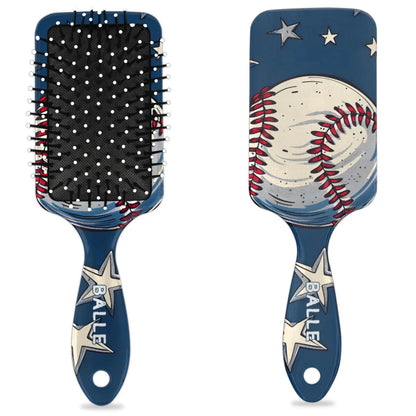 Personalized Cool-Rocket Detangler-Hair-Brush for Kids-Boys,Glides Through Tangles Comb,Custom Name Hair Brushes for All Hair Types Wet/Dry/Curly/Thick Hair,Dark Blue