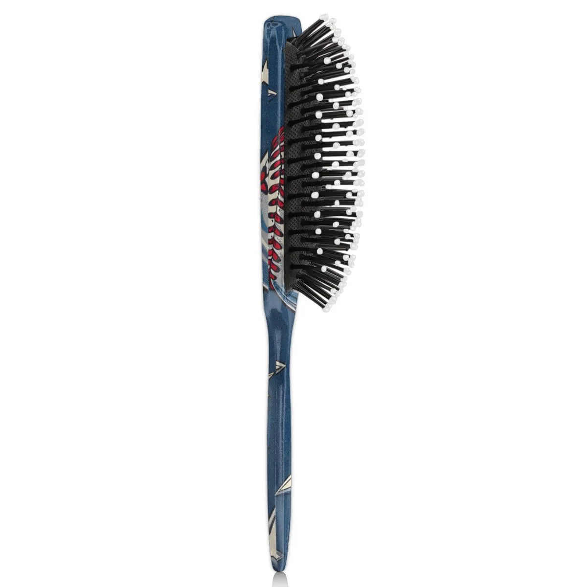 Personalized Cool-Rocket Detangler-Hair-Brush for Kids-Boys,Glides Through Tangles Comb,Custom Name Hair Brushes for All Hair Types Wet/Dry/Curly/Thick Hair,Dark Blue