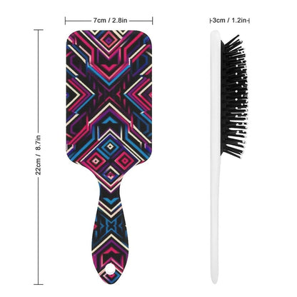 Air Cushion Comb for Massage Japanese Ocean Wave Fish Koifish Art, For Curly Long Thick Straight Hair, Women Girls Ladies