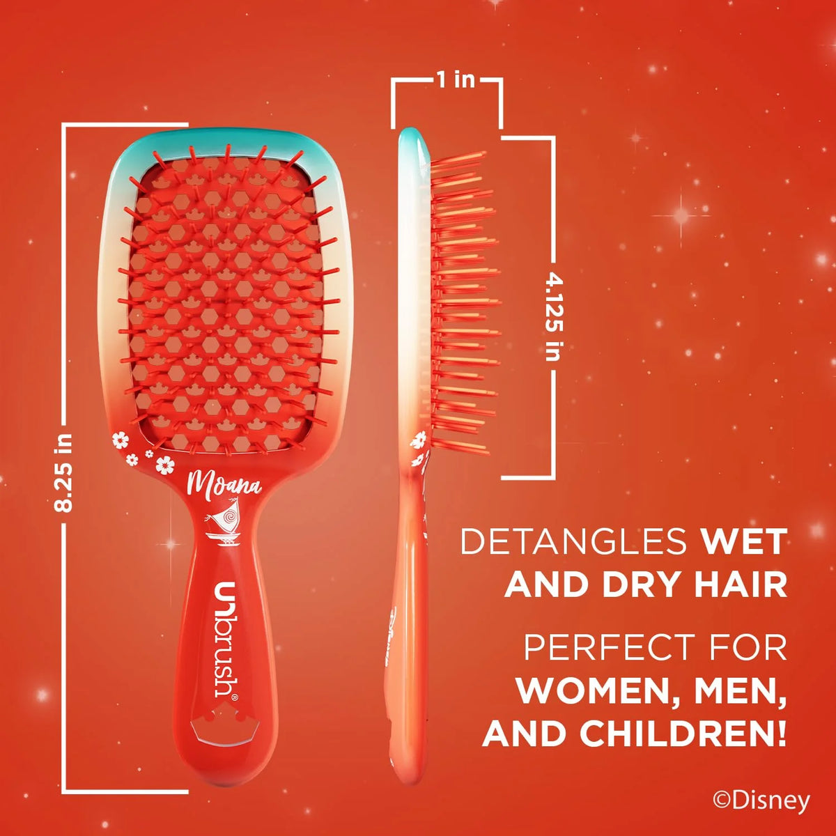 FHI Heat UNbrush Detangling Hairbrush - Disney Princess