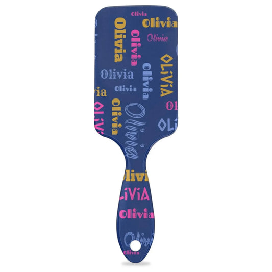 Personalized Name Hair Brush Detangler Brush Gifts for Women Man Custom Detangler-Hair-Brush Kids-Toddler-Girls for Travel All Hair Types
