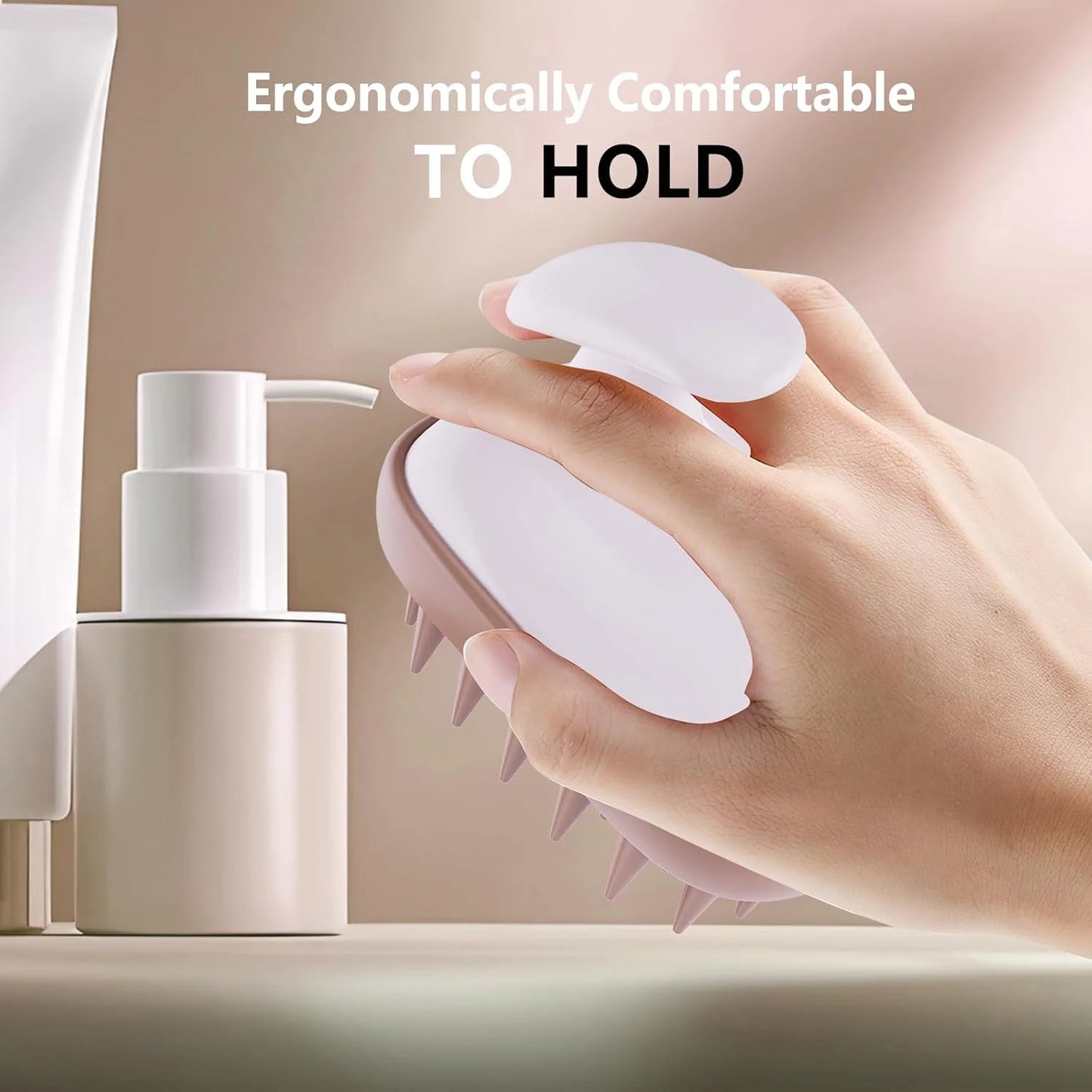 Scalp Scrubber Massager Shampoo Brush,Exfoliator for Dandruff & Hair Growth