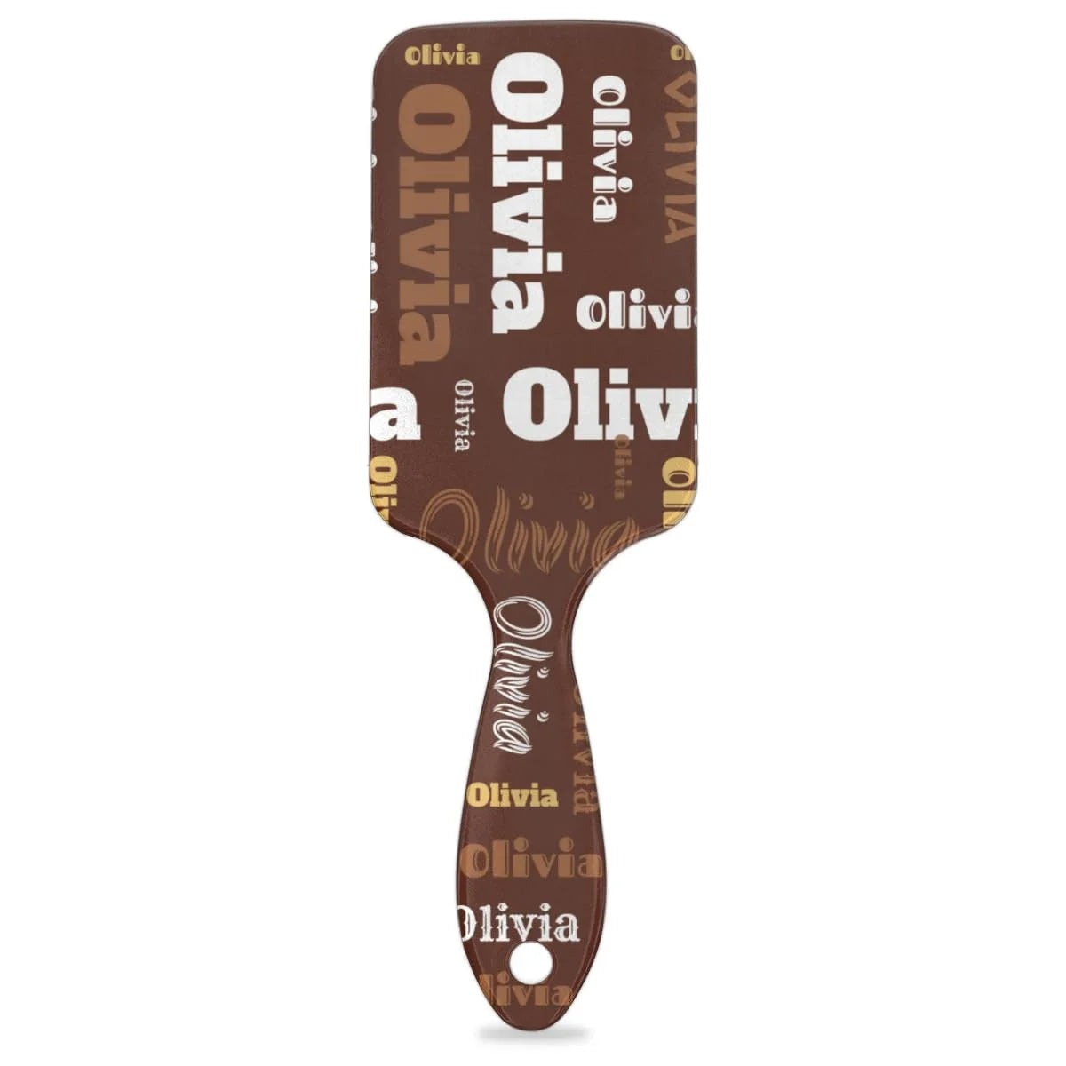 Personalized Name Hair Brush Detangler Brush Gifts for Women Man Custom Detangler-Hair-Brush Kids-Toddler-Girls for Travel All Hair Types