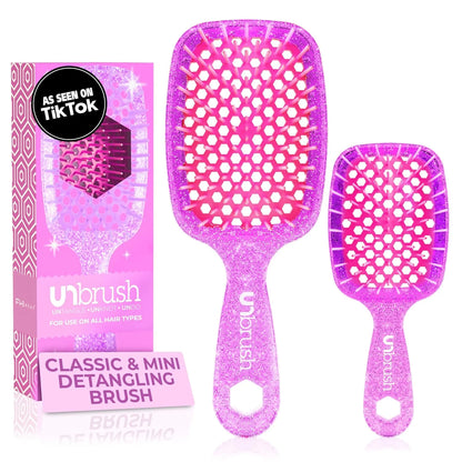 FHI Heat UNbrush Detangling Brush Combo Pack - Original + Mini