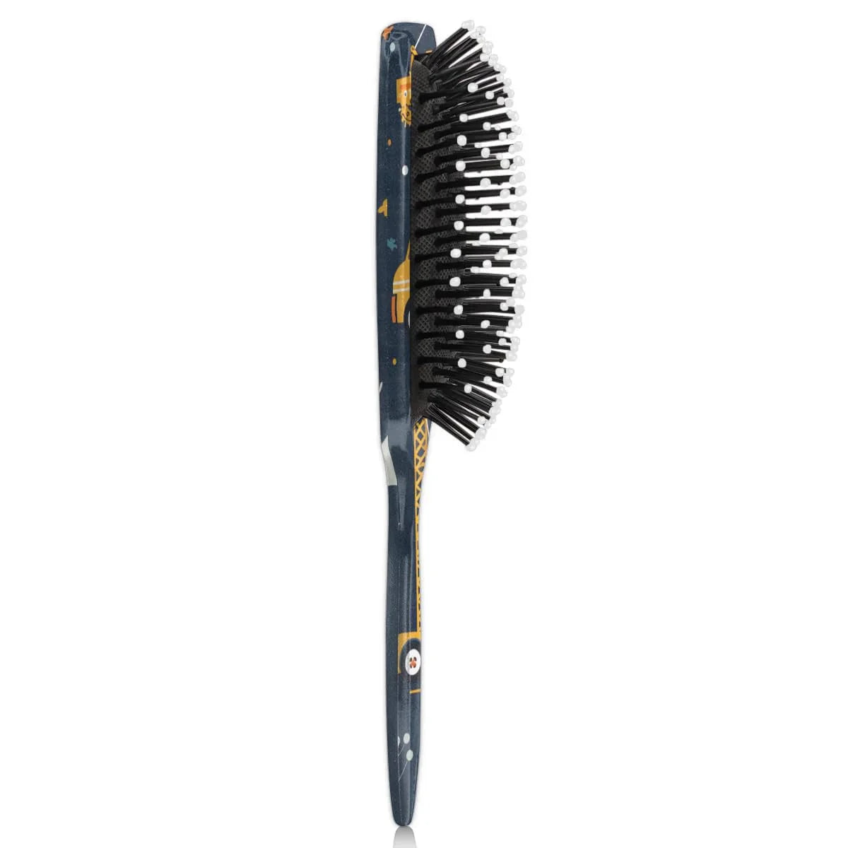 Personalized Cute Car Detangler-Hair-Brush for Kids Boys,Glides Through Tangles Comb,Custom Name Hair Brushes for All Hair Types Wet/Dry/Curly/Thick Hair,White 2