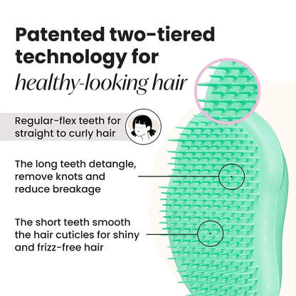 Tangle Teezer Original Detangler Mini Hair Brush for Kids, Unicorn Magic