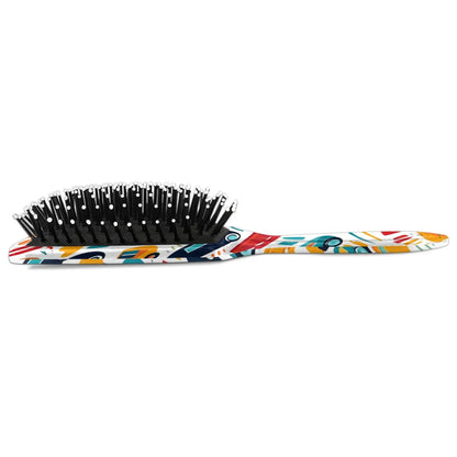 Personalized Cute Car Detangler-Hair-Brush for Kids Boys,Glides Through Tangles Comb,Custom Name Hair Brushes for All Hair Types Wet/Dry/Curly/Thick Hair,White 2
